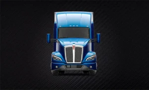 Kenworth Truck Undergoing Brake System Inspection for Safety Recall