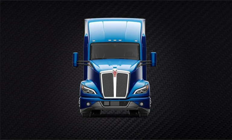 Kenworth Truck Undergoing Brake System Inspection for Safety Recall